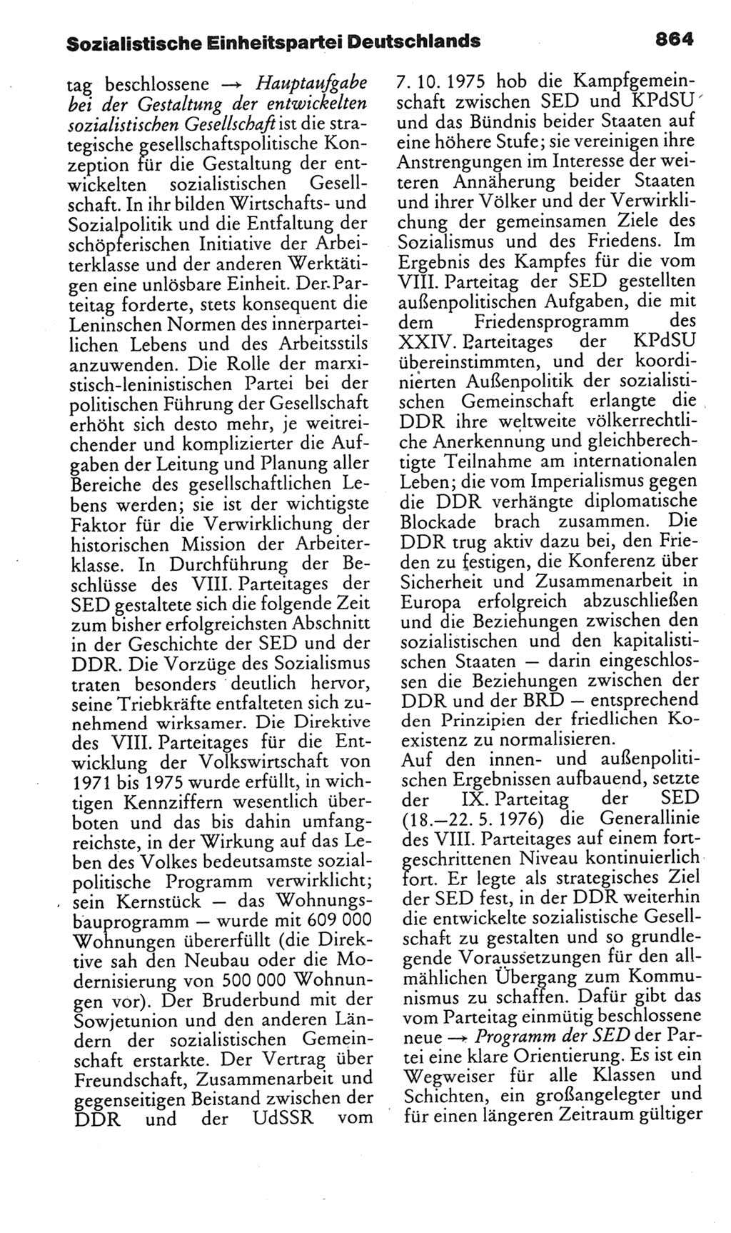 Kleines politisches Wörterbuch [Deutsche Demokratische Republik (DDR)] 1985, Seite 864 (Kl. pol. Wb. DDR 1985, S. 864)