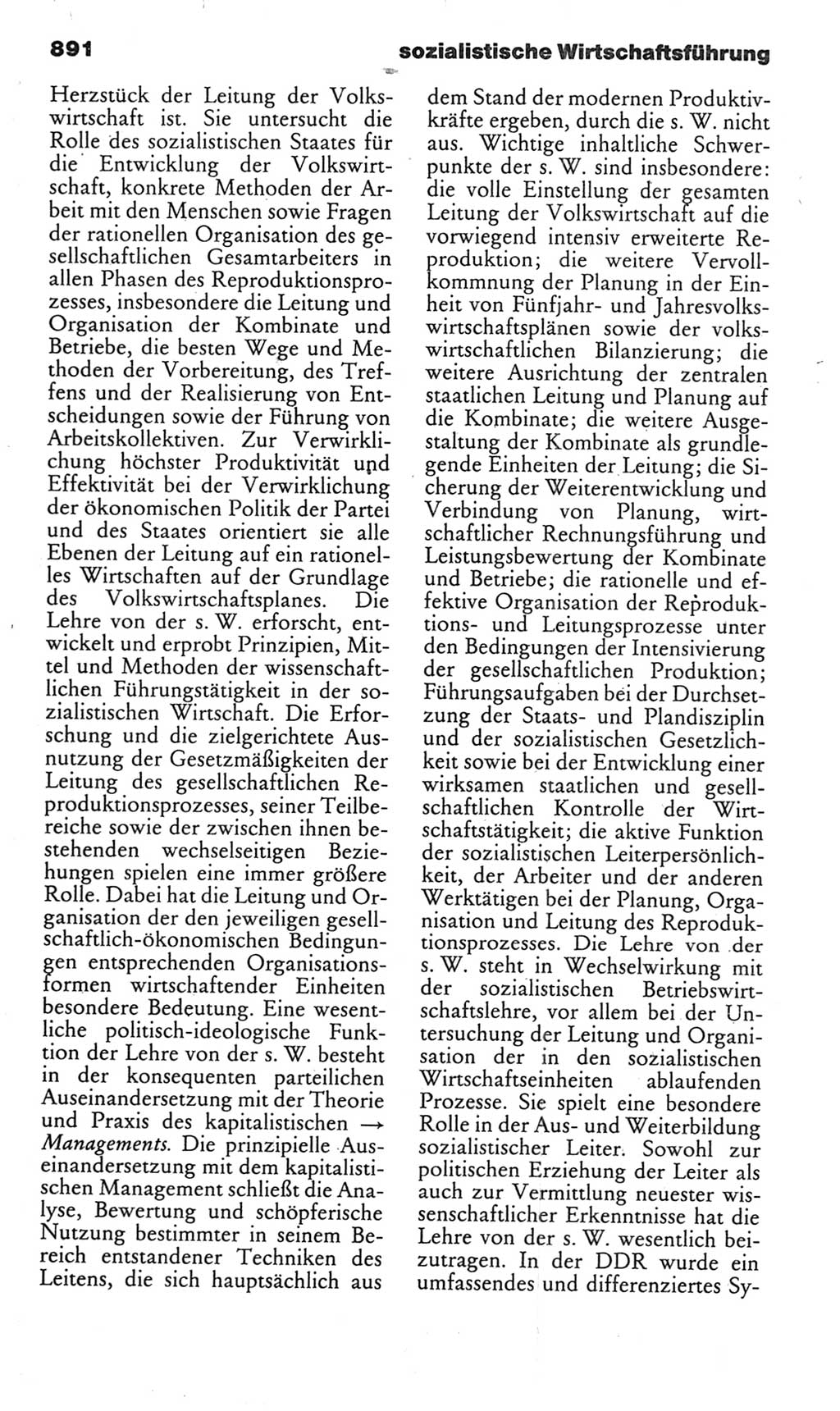 Kleines politisches Wörterbuch [Deutsche Demokratische Republik (DDR)] 1985, Seite 891 (Kl. pol. Wb. DDR 1985, S. 891)