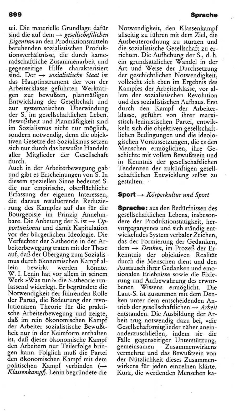 Kleines politisches Wörterbuch [Deutsche Demokratische Republik (DDR)] 1985, Seite 899 (Kl. pol. Wb. DDR 1985, S. 899)