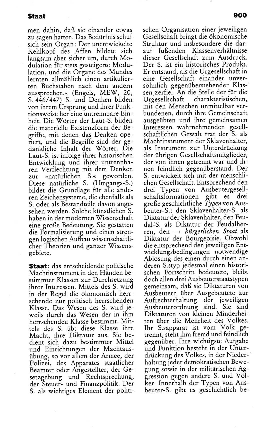 Kleines politisches Wörterbuch [Deutsche Demokratische Republik (DDR)] 1985, Seite 900 (Kl. pol. Wb. DDR 1985, S. 900)