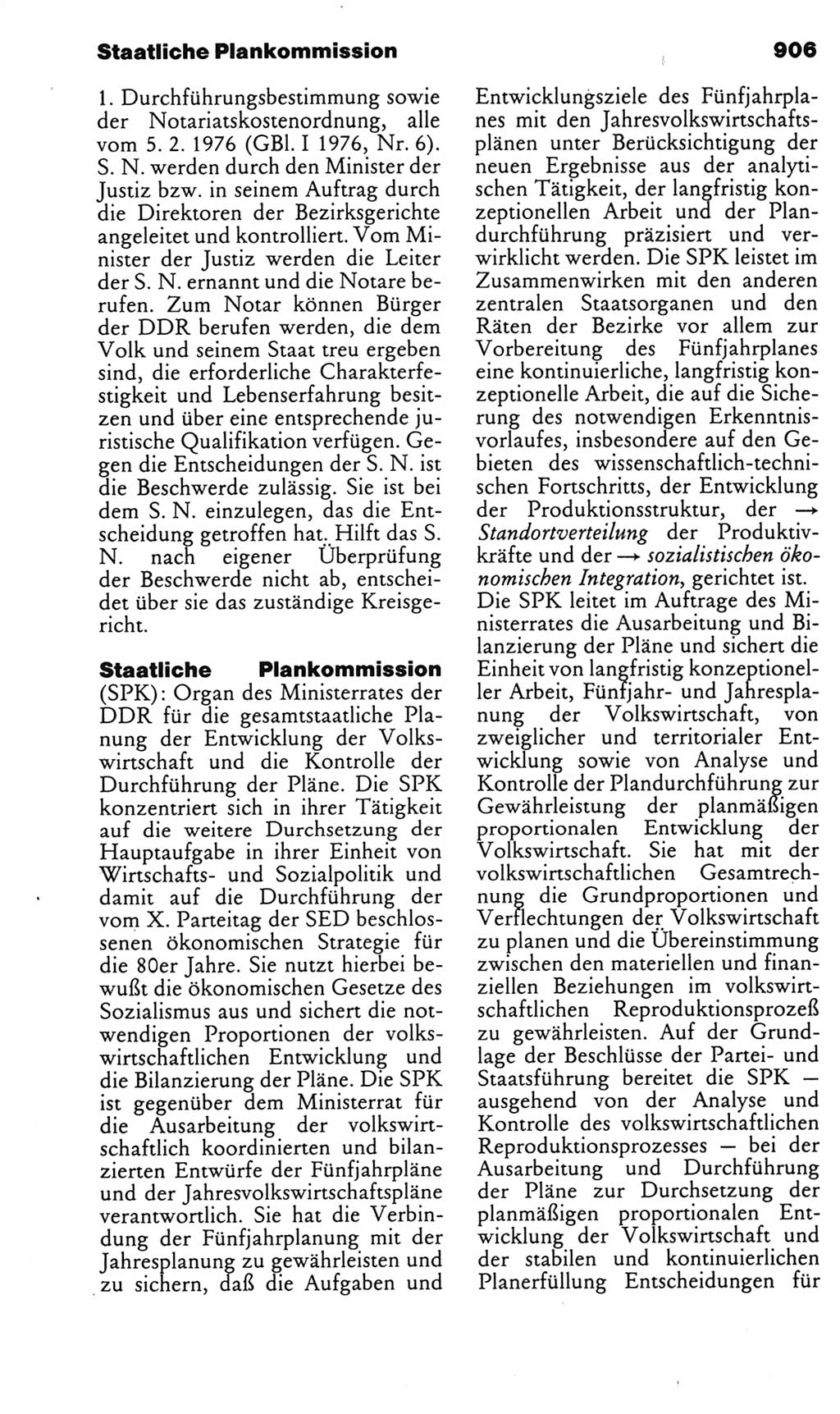 Kleines politisches Wörterbuch [Deutsche Demokratische Republik (DDR)] 1985, Seite 906 (Kl. pol. Wb. DDR 1985, S. 906)