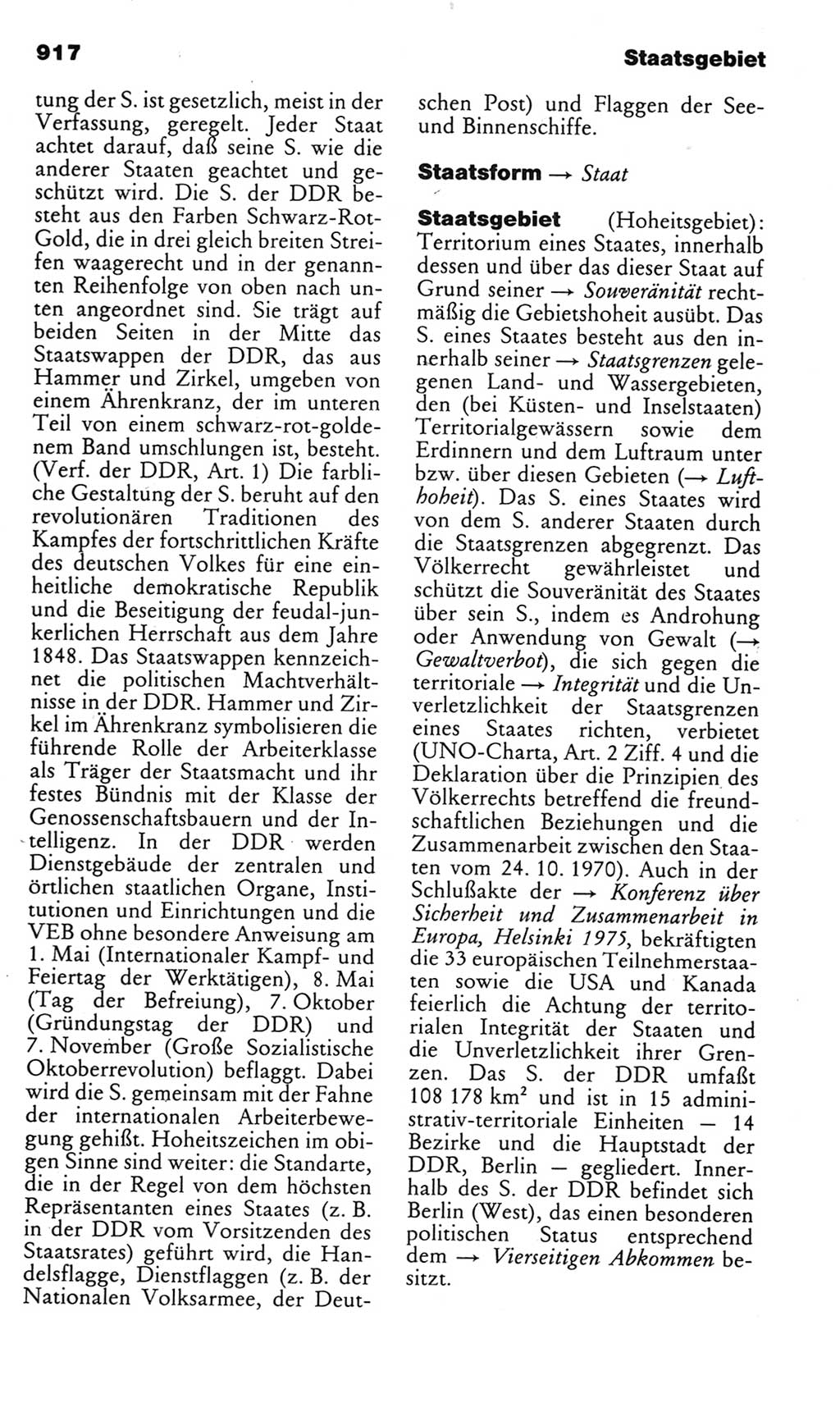 Kleines politisches Wörterbuch [Deutsche Demokratische Republik (DDR)] 1985, Seite 917 (Kl. pol. Wb. DDR 1985, S. 917)
