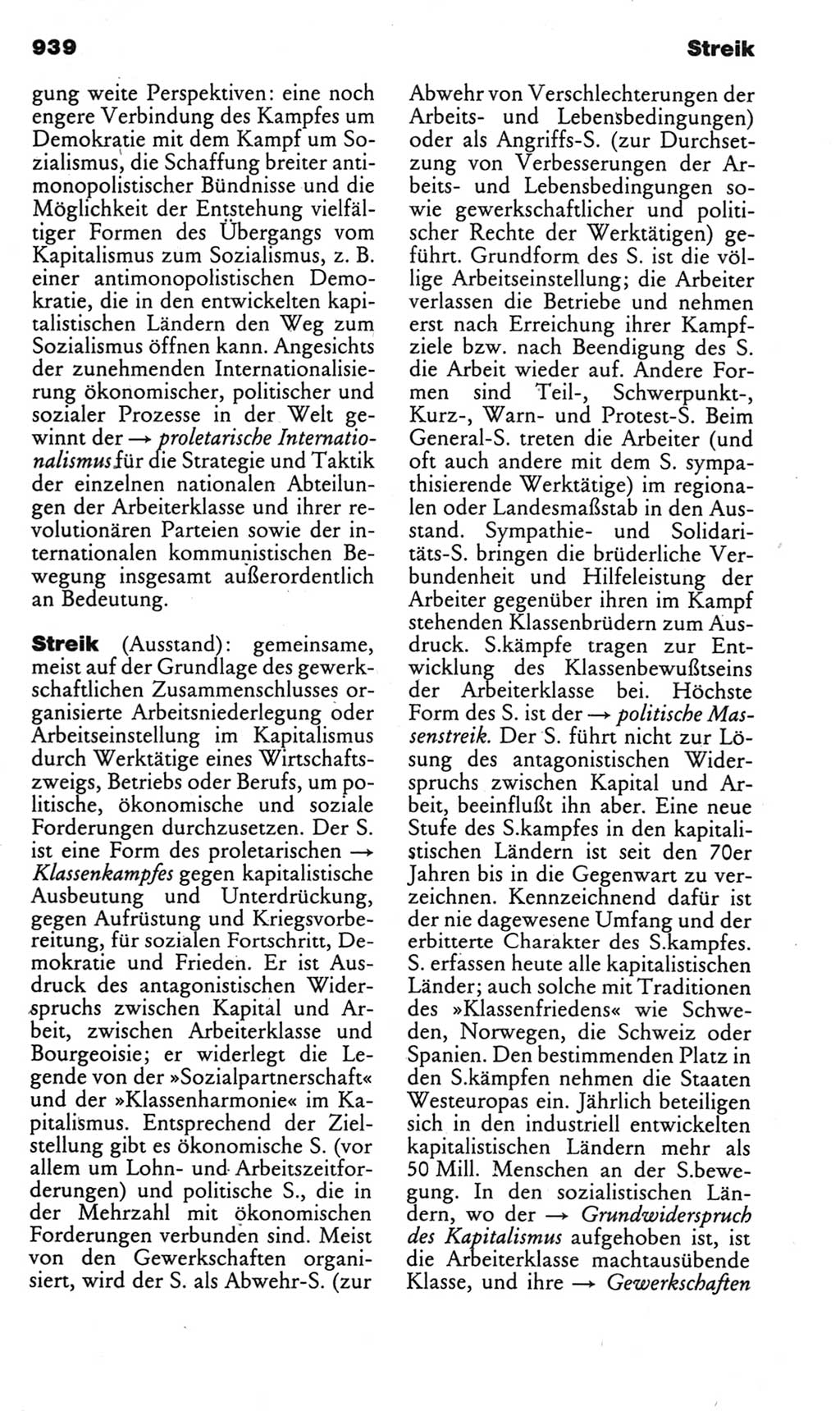 Kleines politisches Wörterbuch [Deutsche Demokratische Republik (DDR)] 1985, Seite 939 (Kl. pol. Wb. DDR 1985, S. 939)
