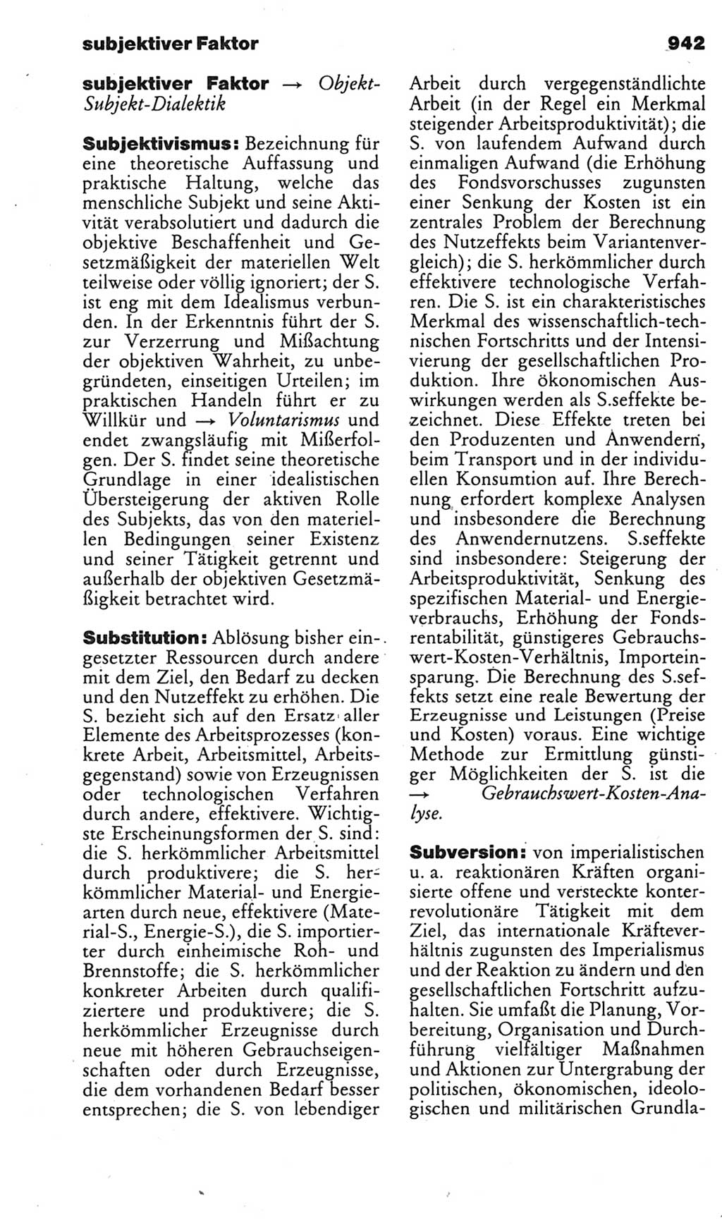 Kleines politisches Wörterbuch [Deutsche Demokratische Republik (DDR)] 1985, Seite 942 (Kl. pol. Wb. DDR 1985, S. 942)