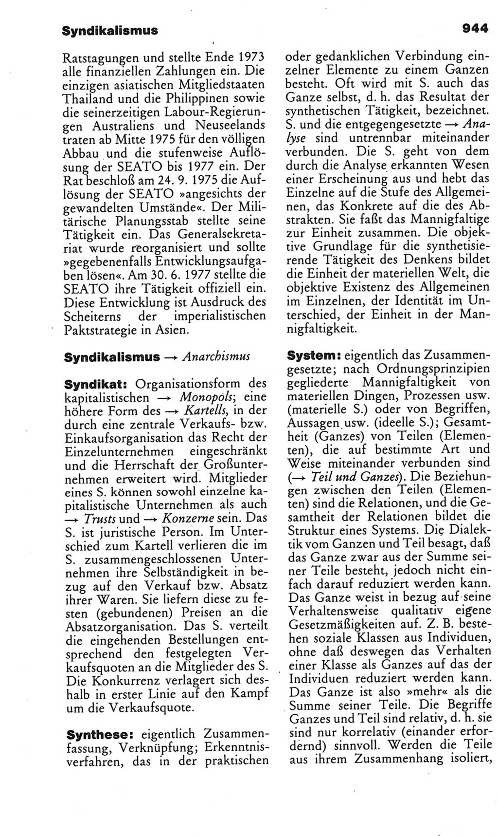 Kleines politisches Wörterbuch [Deutsche Demokratische Republik (DDR)] 1985, Seite 944 (Kl. pol. Wb. DDR 1985, S. 944)