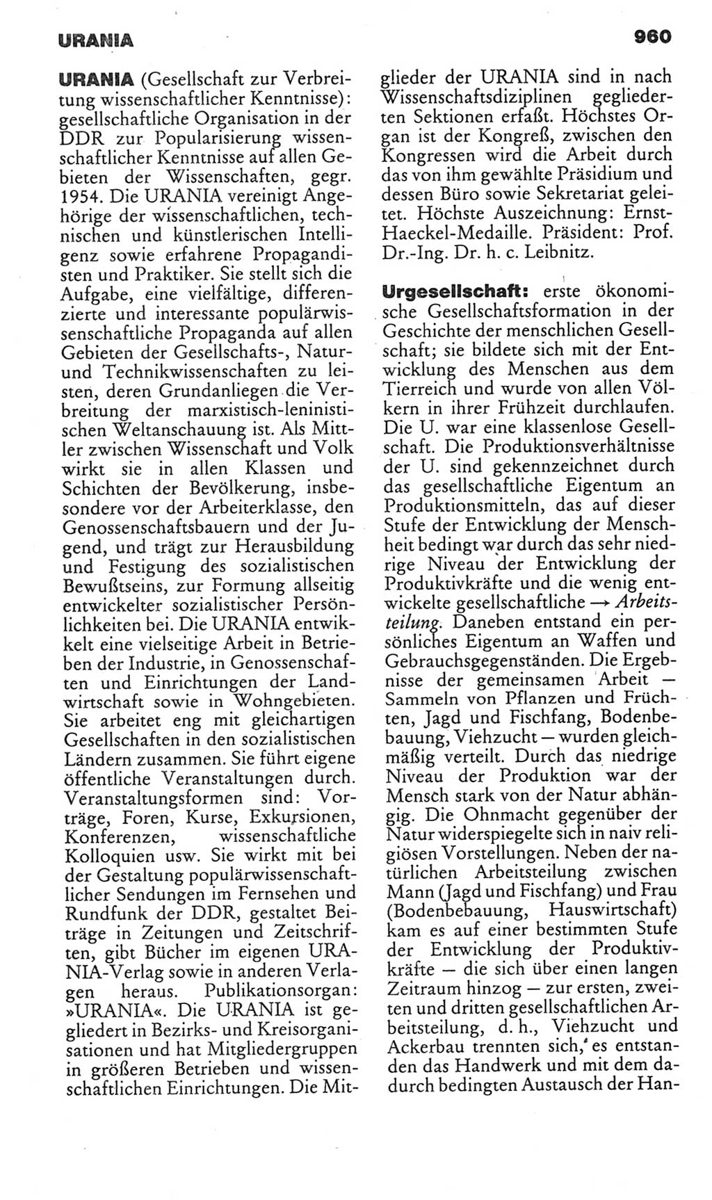 Kleines politisches Wörterbuch [Deutsche Demokratische Republik (DDR)] 1985, Seite 960 (Kl. pol. Wb. DDR 1985, S. 960)