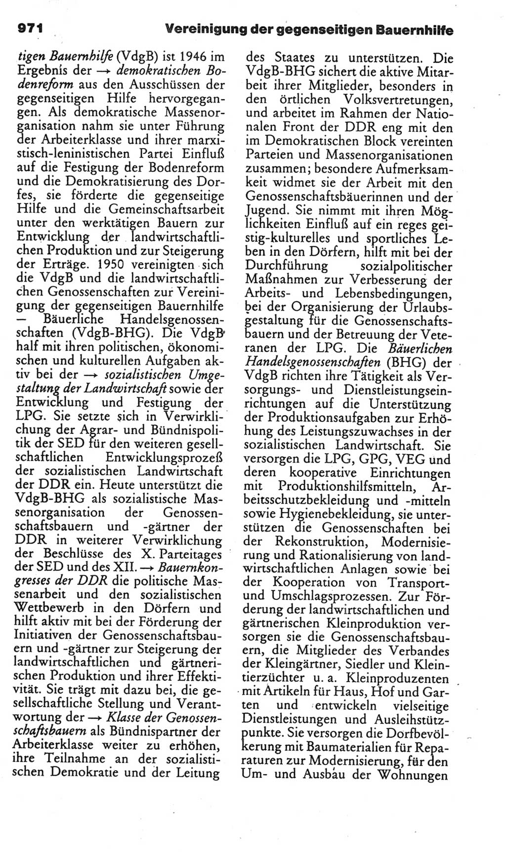 Kleines politisches Wörterbuch [Deutsche Demokratische Republik (DDR)] 1985, Seite 971 (Kl. pol. Wb. DDR 1985, S. 971)