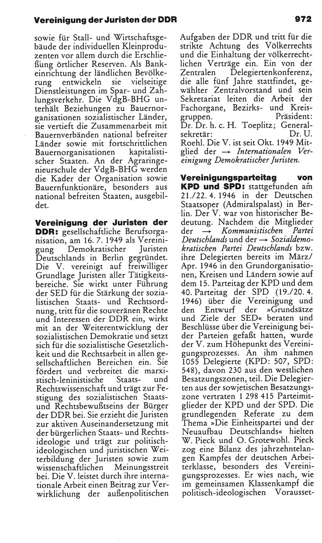 Kleines politisches Wörterbuch [Deutsche Demokratische Republik (DDR)] 1985, Seite 972 (Kl. pol. Wb. DDR 1985, S. 972)