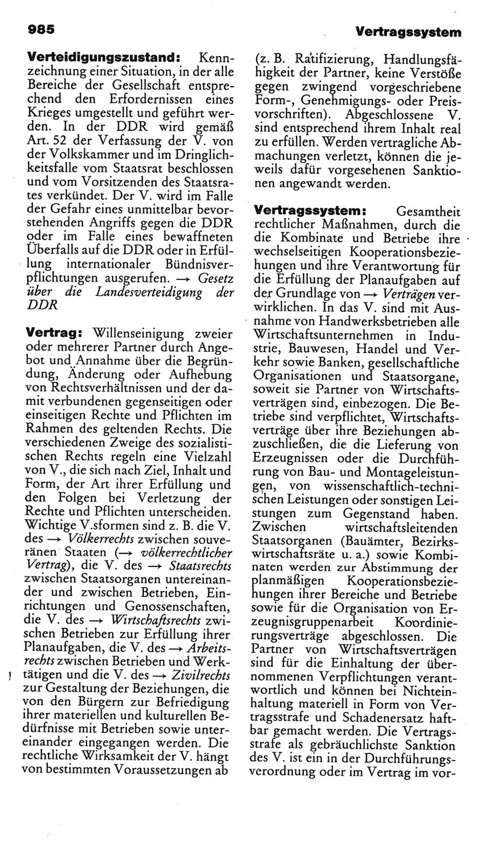 Kleines politisches Wörterbuch [Deutsche Demokratische Republik (DDR)] 1985, Seite 985 (Kl. pol. Wb. DDR 1985, S. 985)