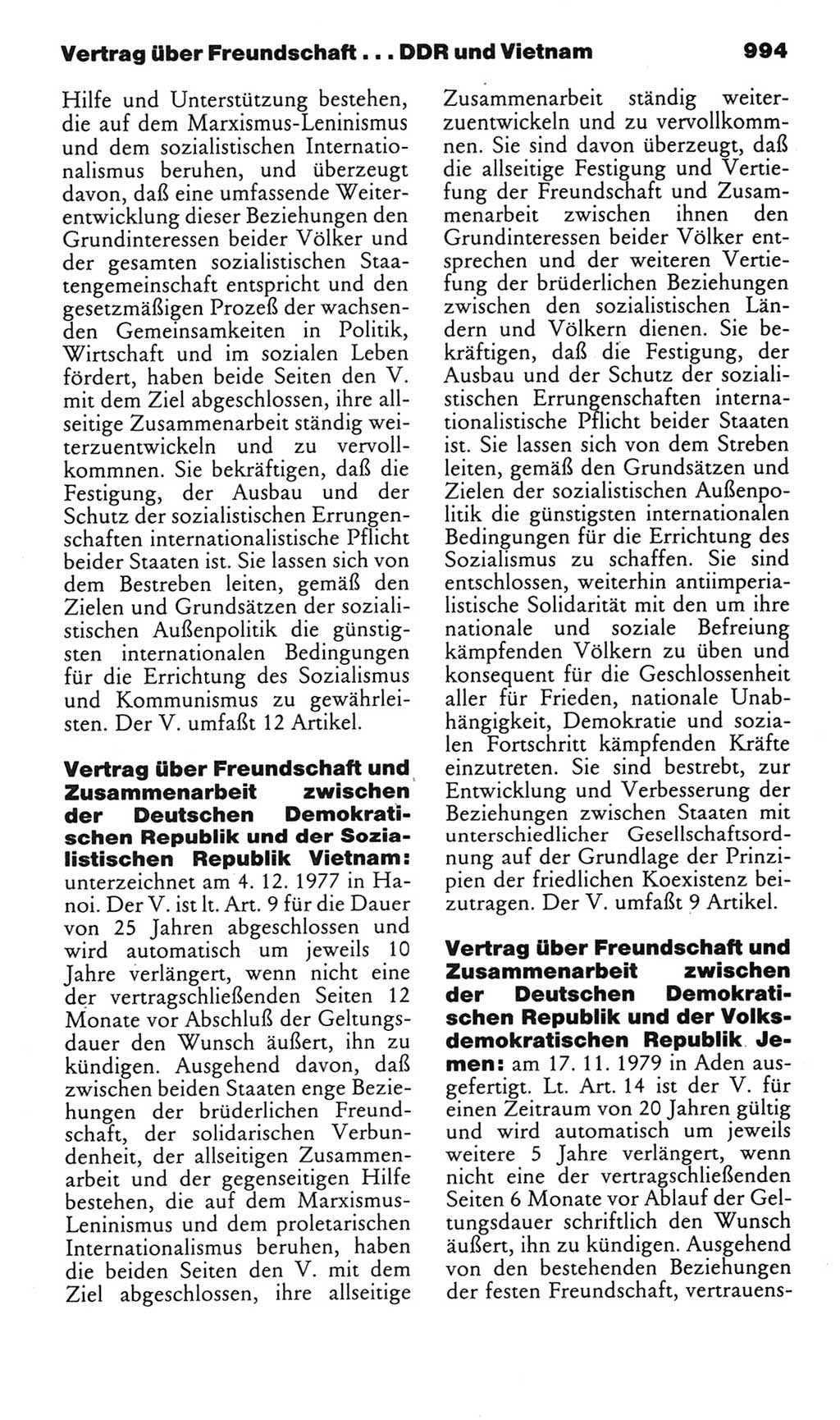 Kleines politisches Wörterbuch [Deutsche Demokratische Republik (DDR)] 1985, Seite 994 (Kl. pol. Wb. DDR 1985, S. 994)