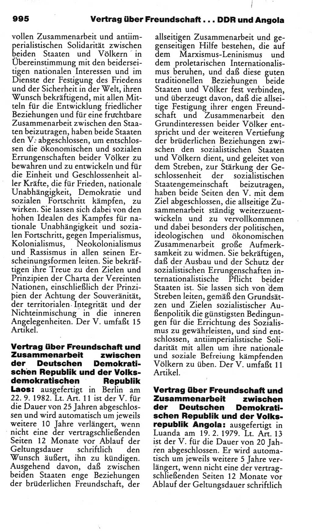 Kleines politisches Wörterbuch [Deutsche Demokratische Republik (DDR)] 1985, Seite 995 (Kl. pol. Wb. DDR 1985, S. 995)