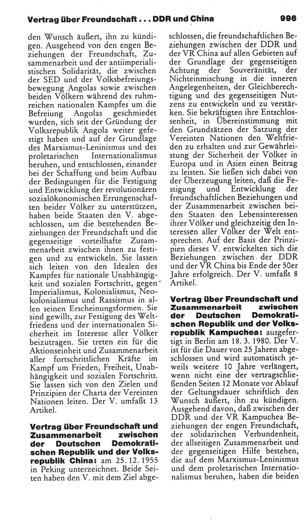 Kleines politisches Wörterbuch [Deutsche Demokratische Republik (DDR)] 1985, Seite 996 (Kl. pol. Wb. DDR 1985, S. 996)