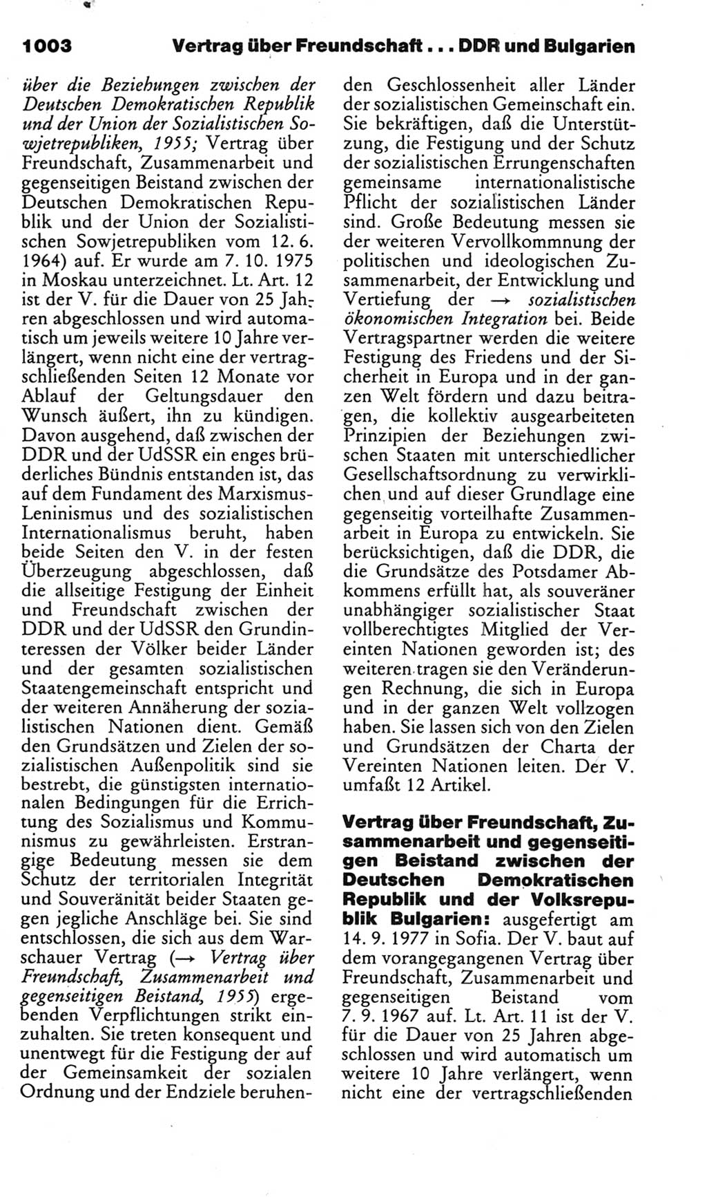 Kleines politisches Wörterbuch [Deutsche Demokratische Republik (DDR)] 1985, Seite 1003 (Kl. pol. Wb. DDR 1985, S. 1003)