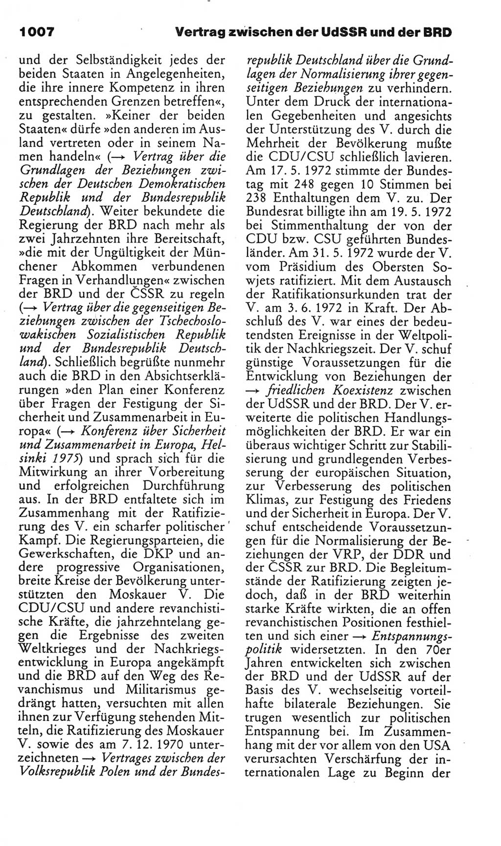 Kleines politisches Wörterbuch [Deutsche Demokratische Republik (DDR)] 1985, Seite 1007 (Kl. pol. Wb. DDR 1985, S. 1007)