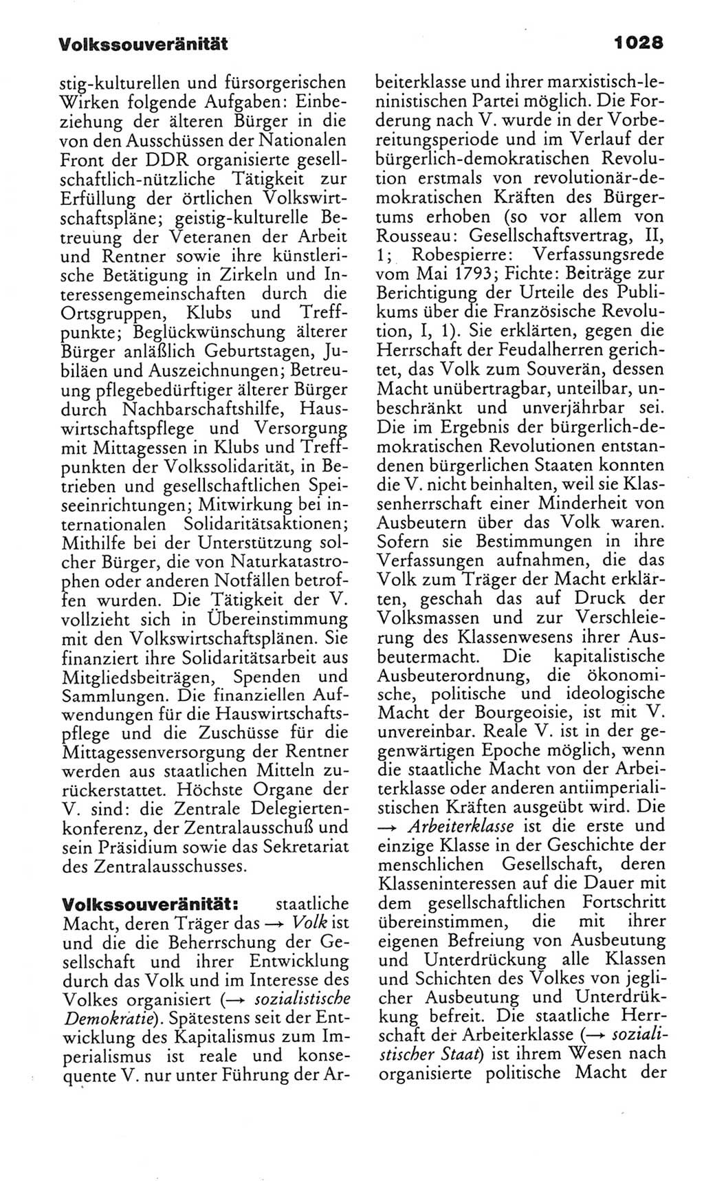 Kleines politisches Wörterbuch [Deutsche Demokratische Republik (DDR)] 1985, Seite 1028 (Kl. pol. Wb. DDR 1985, S. 1028)