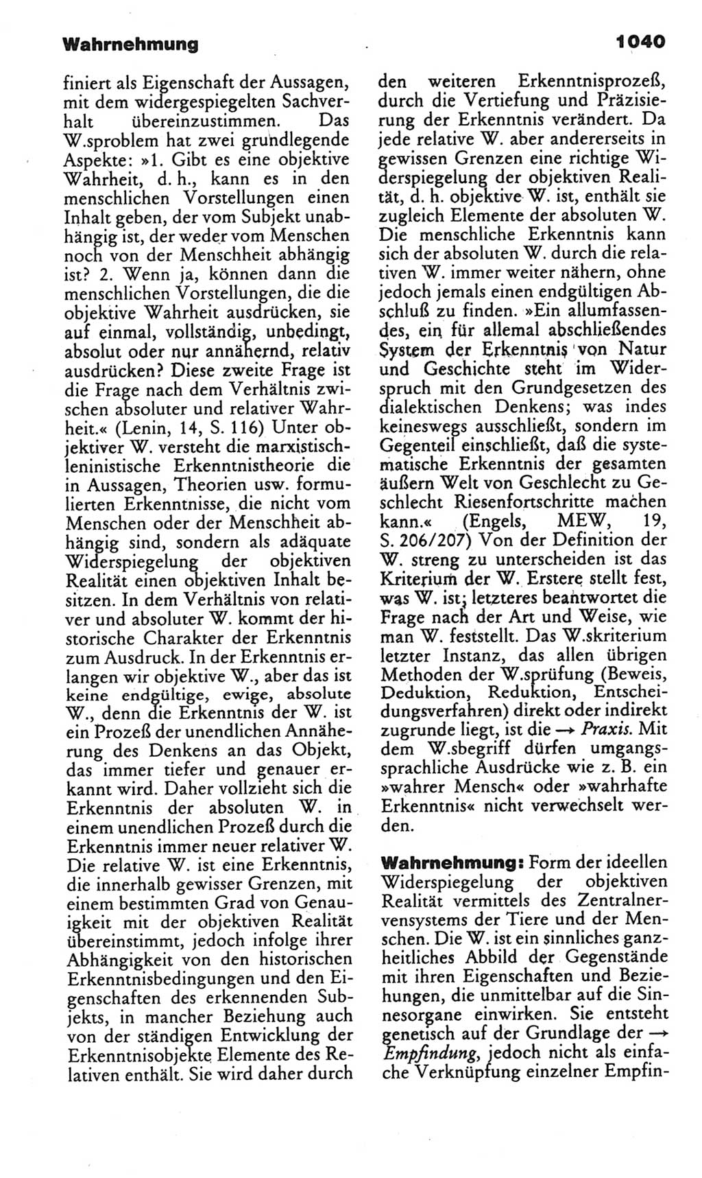 Kleines politisches Wörterbuch [Deutsche Demokratische Republik (DDR)] 1985, Seite 1040 (Kl. pol. Wb. DDR 1985, S. 1040)