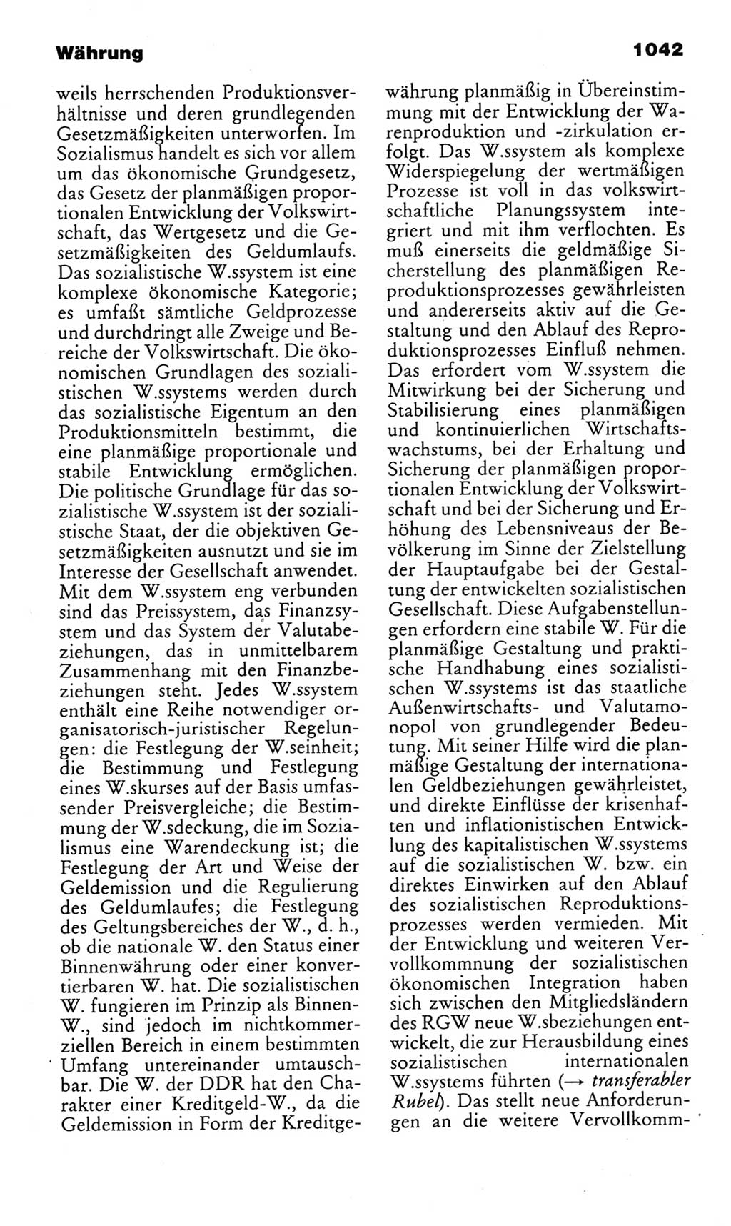 Kleines politisches Wörterbuch [Deutsche Demokratische Republik (DDR)] 1985, Seite 1042 (Kl. pol. Wb. DDR 1985, S. 1042)