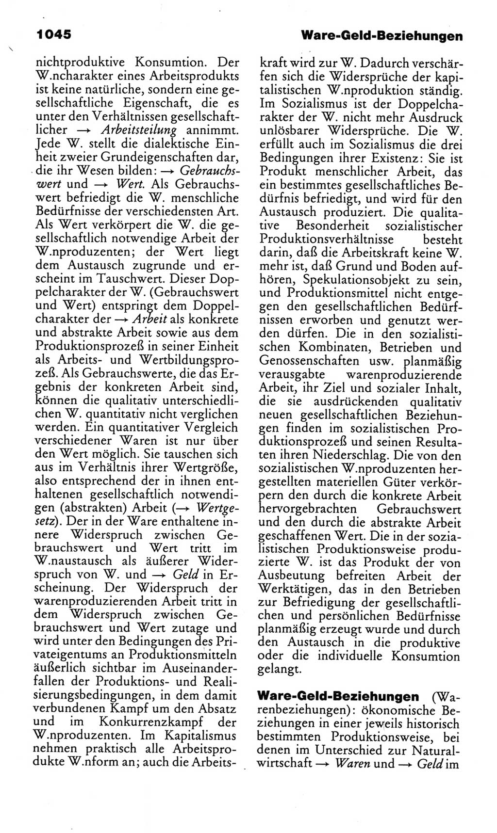 Kleines politisches Wörterbuch [Deutsche Demokratische Republik (DDR)] 1985, Seite 1045 (Kl. pol. Wb. DDR 1985, S. 1045)