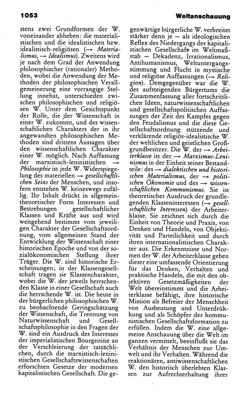 Kleines politisches Wörterbuch [Deutsche Demokratische Republik (DDR)] 1985, Seite 1053 (Kl. pol. Wb. DDR 1985, S. 1053)