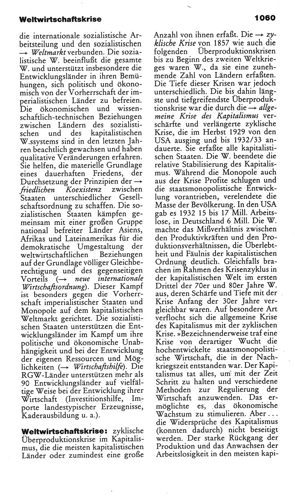 Kleines politisches Wörterbuch [Deutsche Demokratische Republik (DDR)] 1985, Seite 1060 (Kl. pol. Wb. DDR 1985, S. 1060)