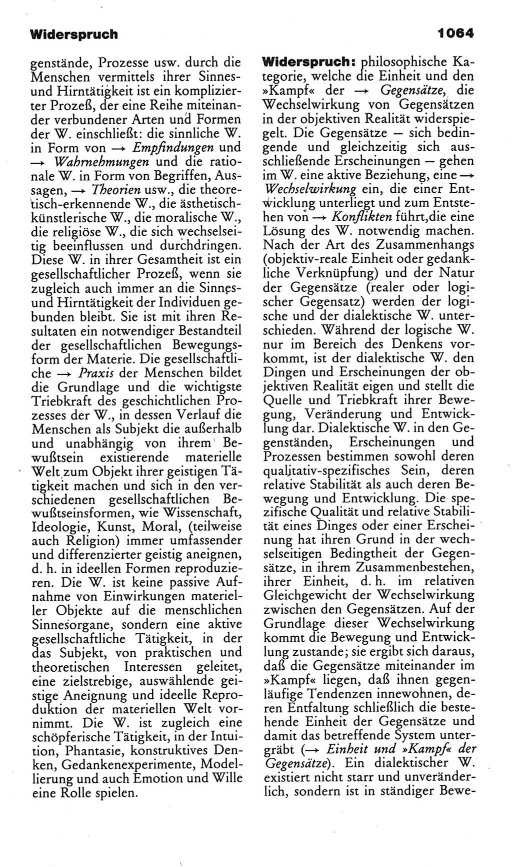Kleines politisches Wörterbuch [Deutsche Demokratische Republik (DDR)] 1985, Seite 1064 (Kl. pol. Wb. DDR 1985, S. 1064)
