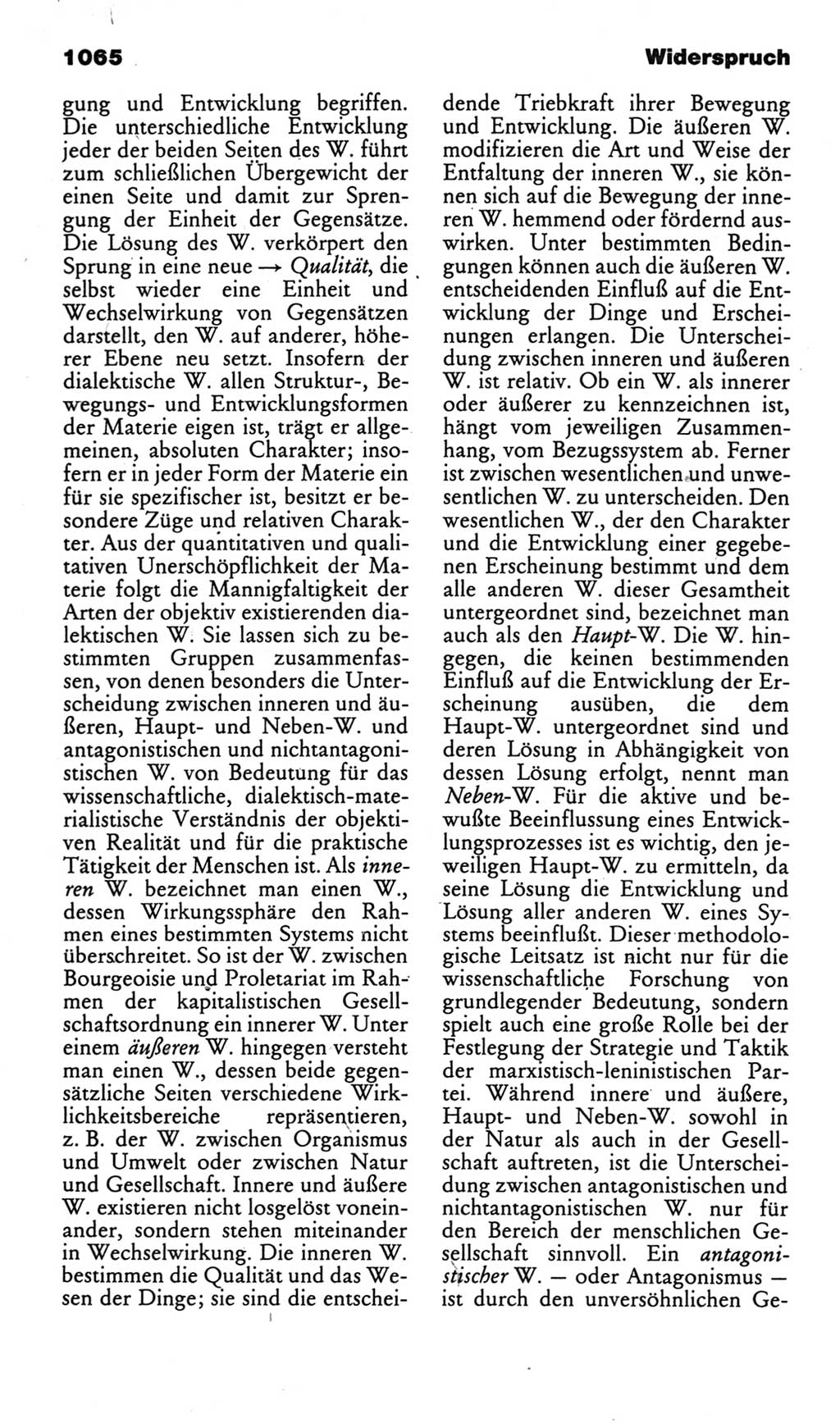 Kleines politisches Wörterbuch [Deutsche Demokratische Republik (DDR)] 1985, Seite 1065 (Kl. pol. Wb. DDR 1985, S. 1065)