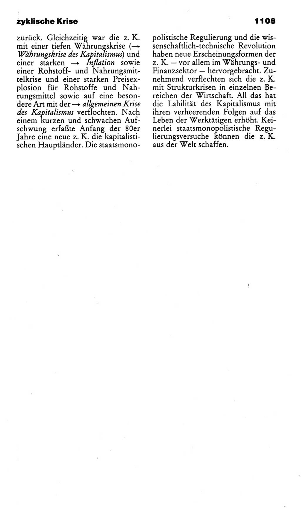 Kleines politisches Wörterbuch [Deutsche Demokratische Republik (DDR)] 1985, Seite 1108 (Kl. pol. Wb. DDR 1985, S. 1108)