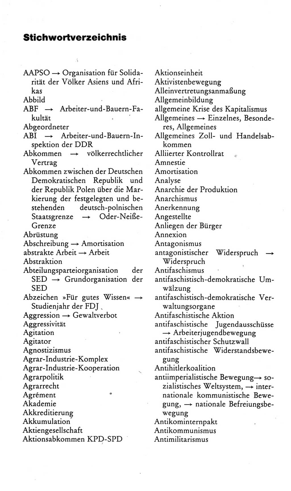Kleines politisches Wörterbuch [Deutsche Demokratische Republik (DDR)] 1985, Seite 1109 (Kl. pol. Wb. DDR 1985, S. 1109)