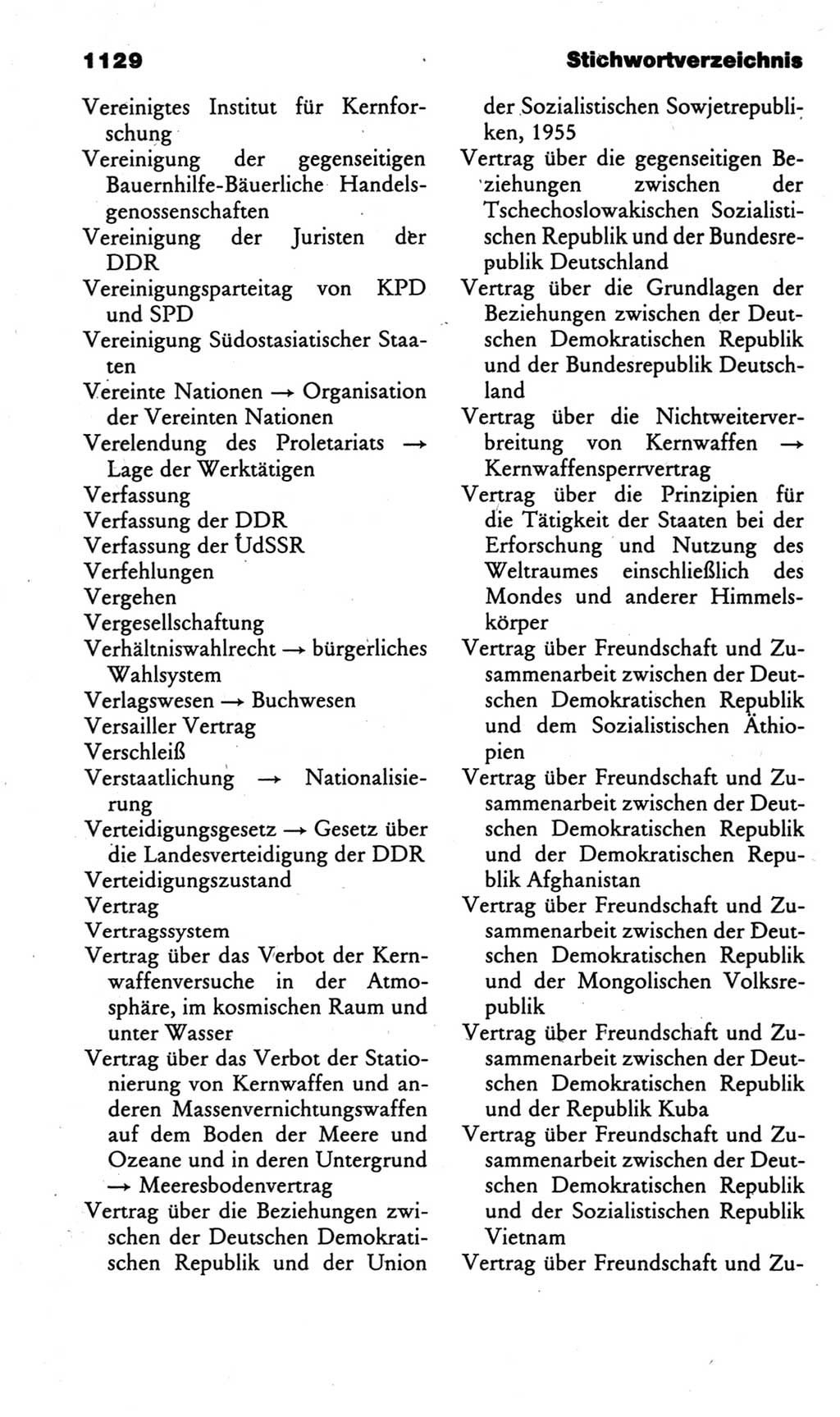 Kleines politisches Wörterbuch [Deutsche Demokratische Republik (DDR)] 1985, Seite 1129 (Kl. pol. Wb. DDR 1985, S. 1129)