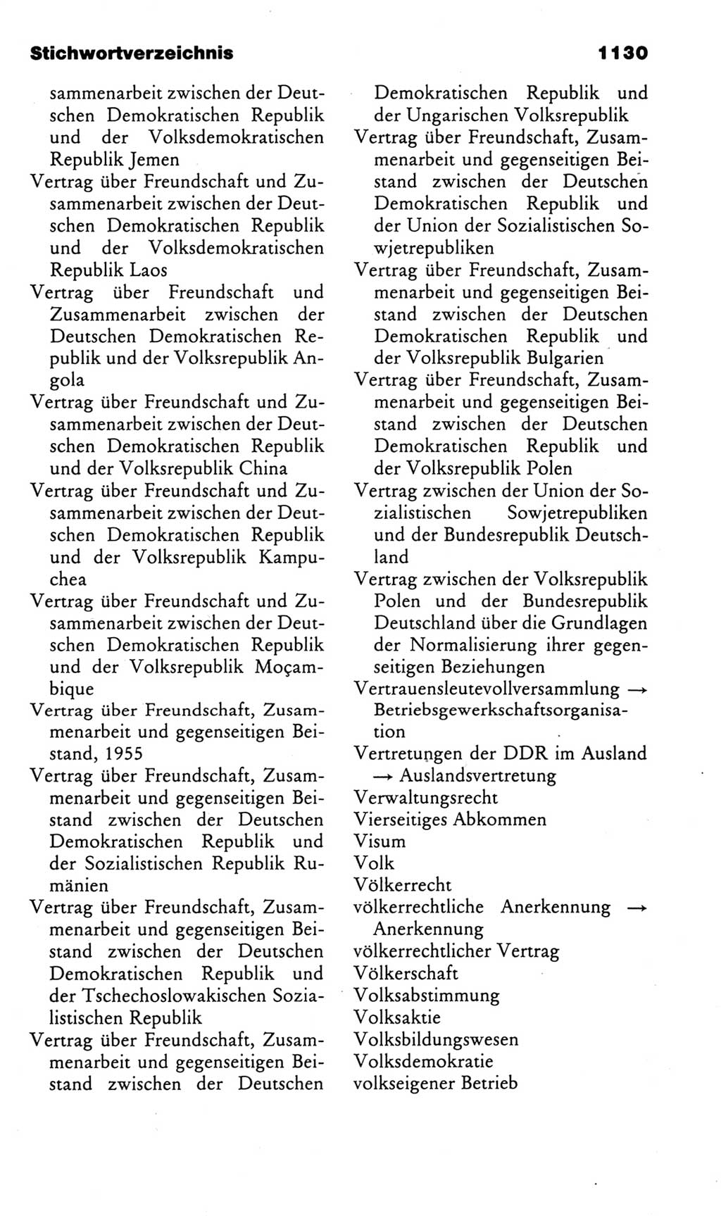Kleines politisches Wörterbuch [Deutsche Demokratische Republik (DDR)] 1985, Seite 1130 (Kl. pol. Wb. DDR 1985, S. 1130)