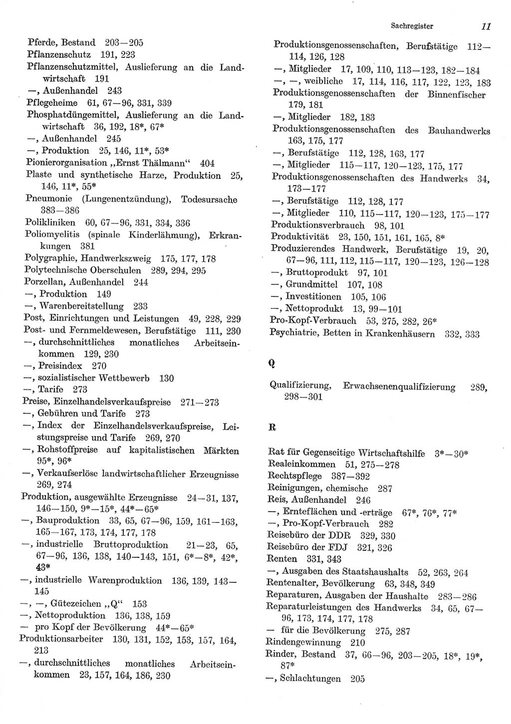 Statistisches Jahrbuch der Deutschen Demokratischen Republik (DDR) 1985, Seite 11 (Stat. Jb. DDR 1985, S. 11)