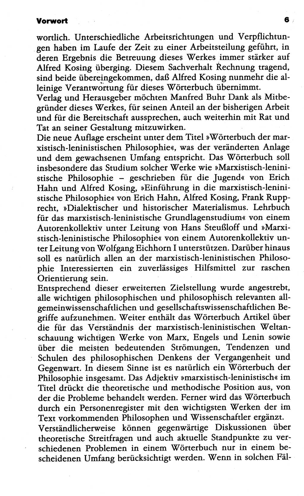 Wörterbuch der marxistisch-leninistischen Philosophie [Deutsche Demokratische Republik (DDR)] 1985, Seite 6 (Wb. ML Phil. DDR 1985, S. 6)