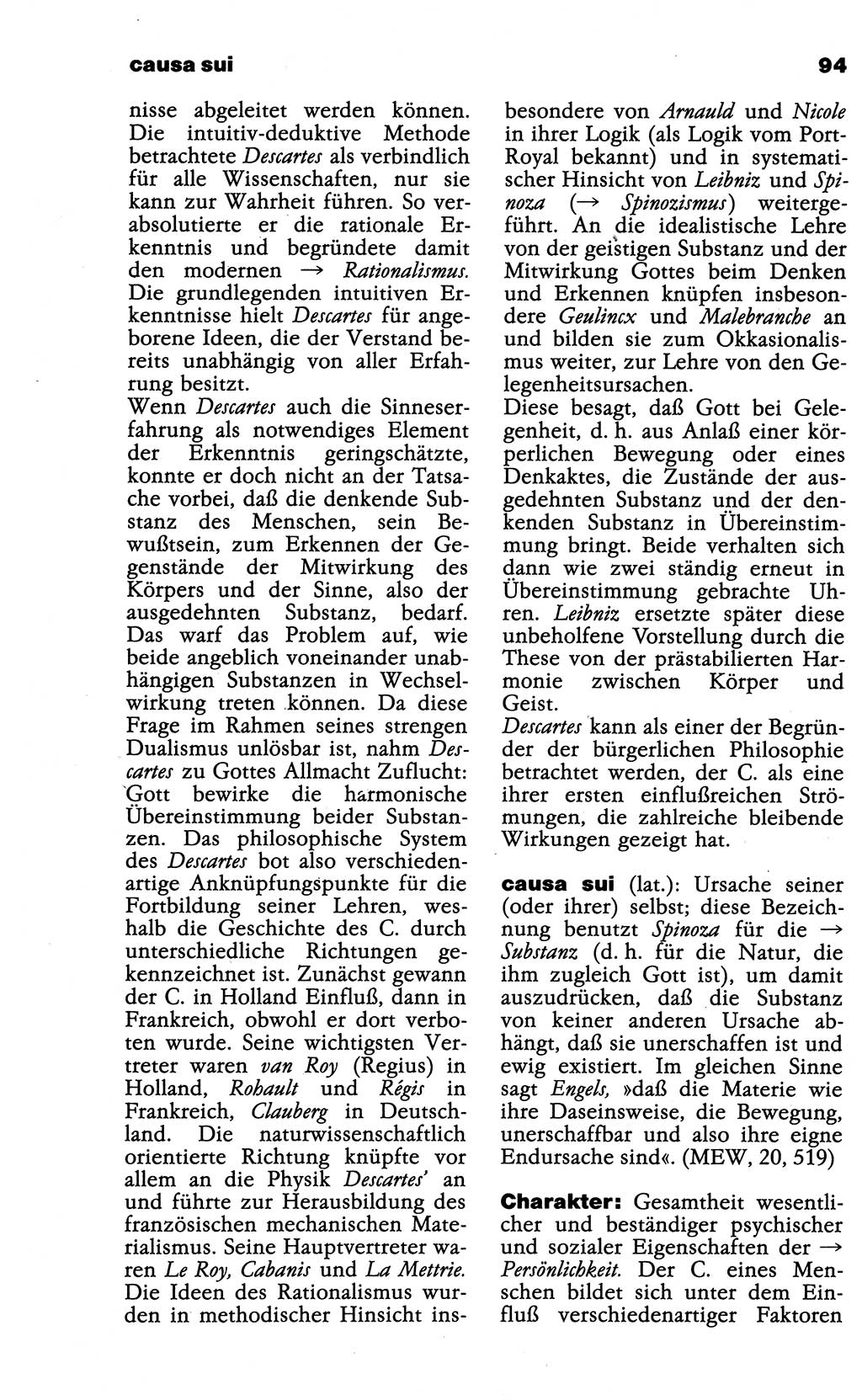 Wörterbuch der marxistisch-leninistischen Philosophie [Deutsche Demokratische Republik (DDR)] 1985, Seite 94 (Wb. ML Phil. DDR 1985, S. 94)