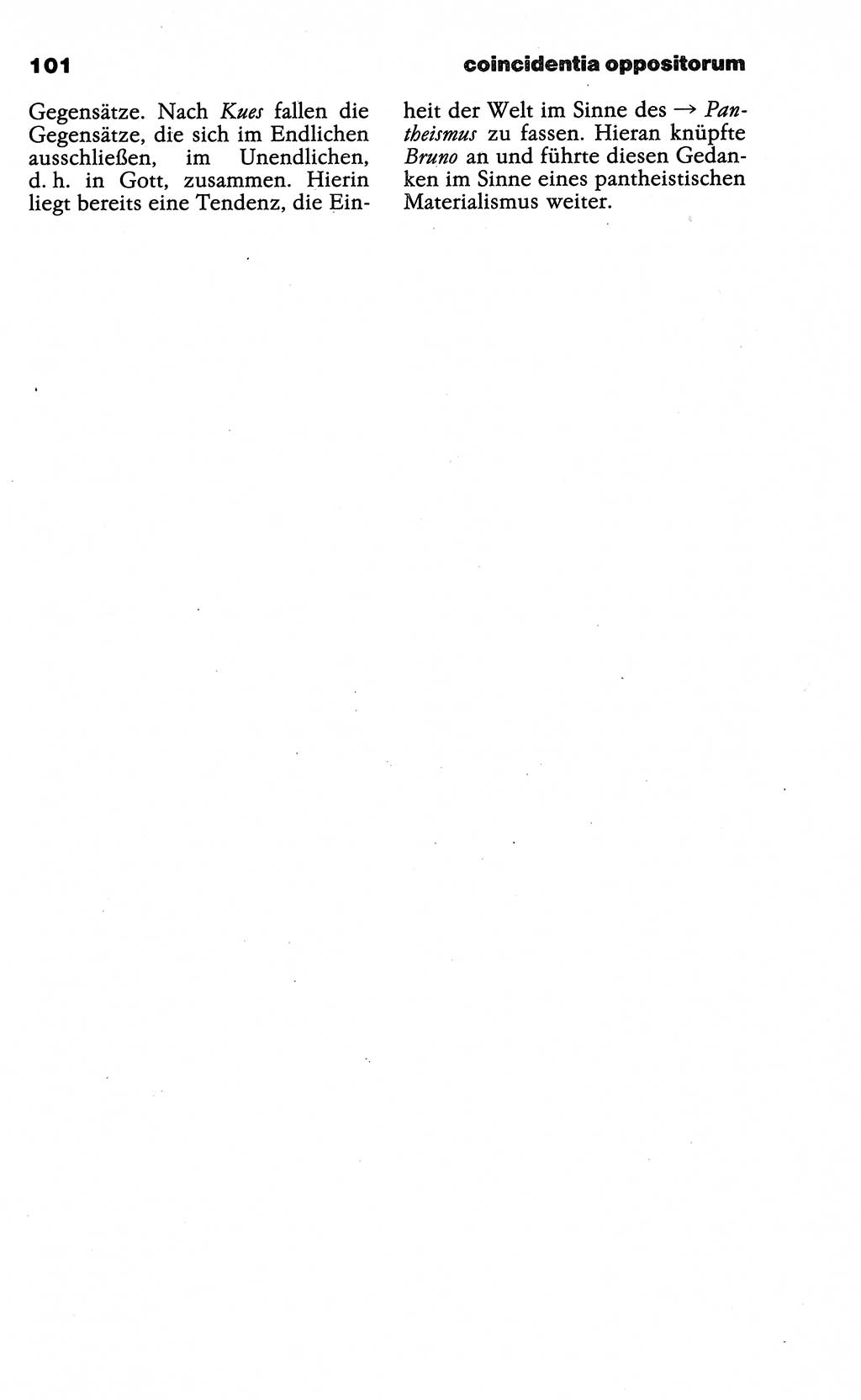 Wörterbuch der marxistisch-leninistischen Philosophie [Deutsche Demokratische Republik (DDR)] 1985, Seite 101 (Wb. ML Phil. DDR 1985, S. 101)