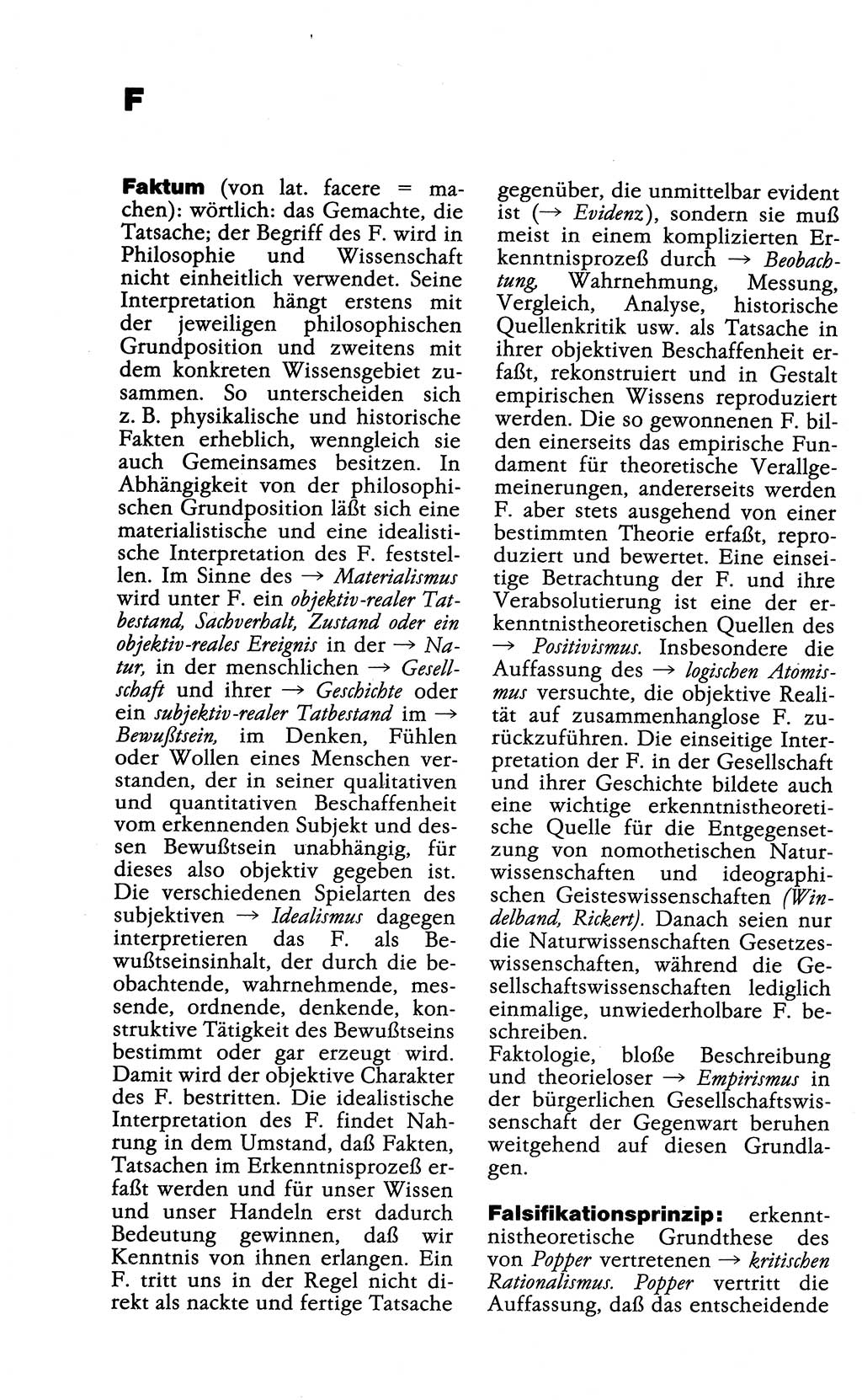 Wörterbuch der marxistisch-leninistischen Philosophie [Deutsche Demokratische Republik (DDR)] 1985, Seite 172 (Wb. ML Phil. DDR 1985, S. 172)