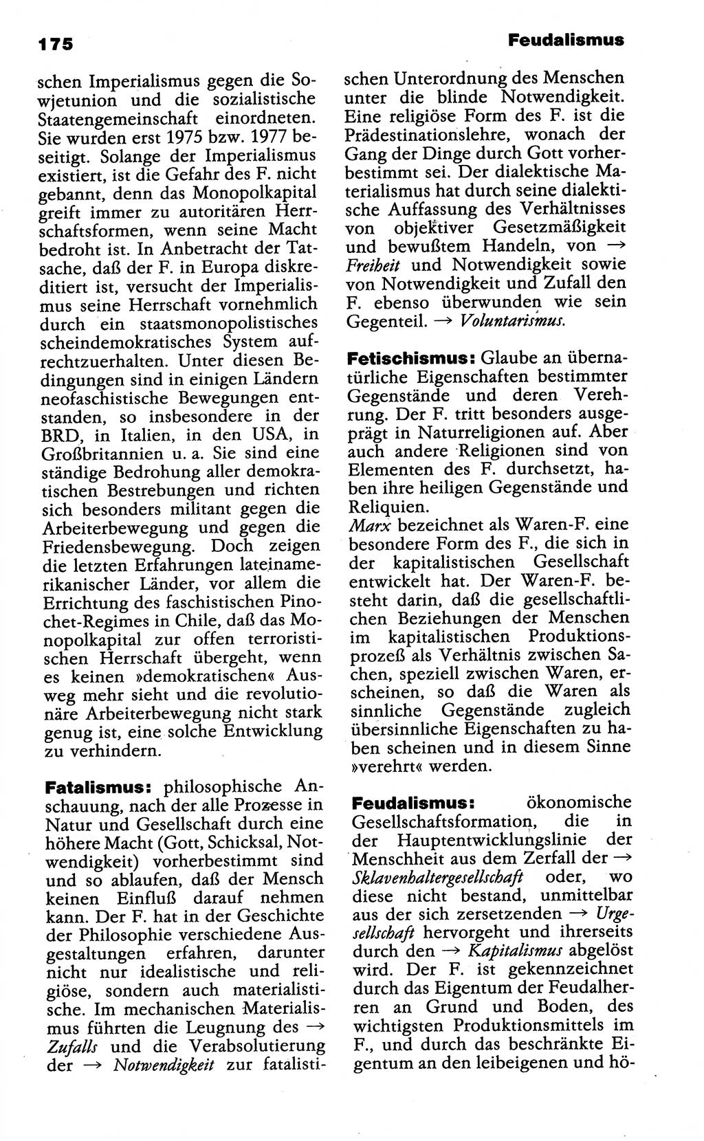 Wörterbuch der marxistisch-leninistischen Philosophie [Deutsche Demokratische Republik (DDR)] 1985, Seite 175 (Wb. ML Phil. DDR 1985, S. 175)