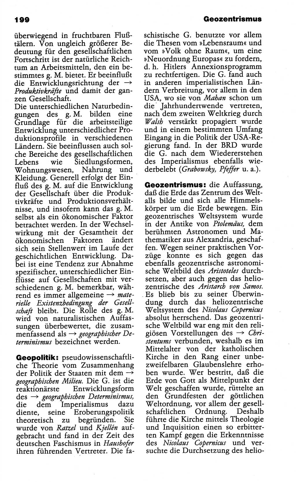 WÃ¶rterbuch der marxistisch-leninistischen Philosophie [Deutsche Demokratische Republik (DDR)] 1985, Seite 199 (Wb. ML Phil. DDR 1985, S. 199)