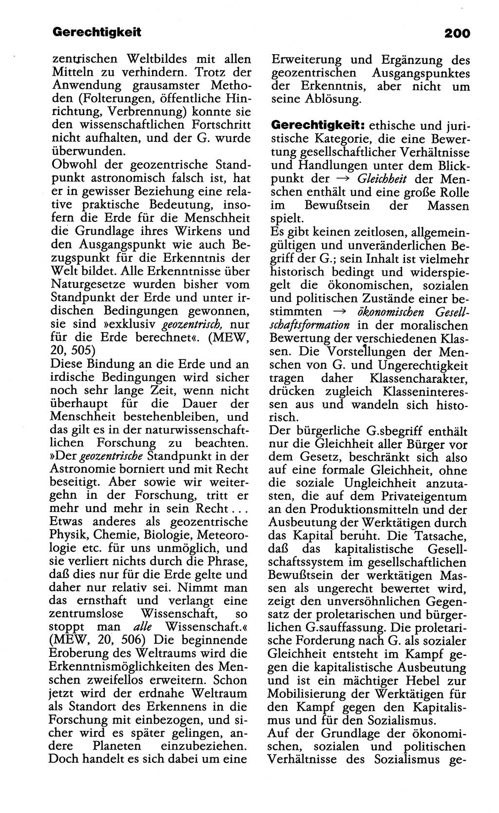 Wörterbuch der marxistisch-leninistischen Philosophie [Deutsche Demokratische Republik (DDR)] 1985, Seite 200 (Wb. ML Phil. DDR 1985, S. 200)