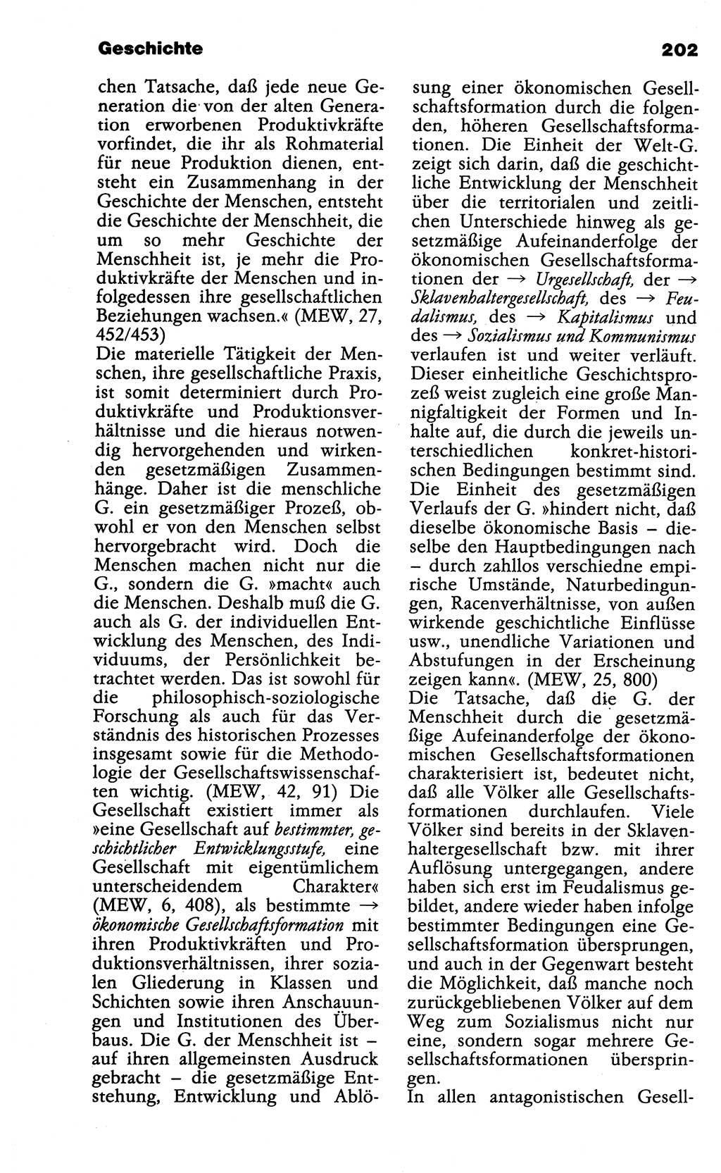 Wörterbuch der marxistisch-leninistischen Philosophie [Deutsche Demokratische Republik (DDR)] 1985, Seite 202 (Wb. ML Phil. DDR 1985, S. 202)