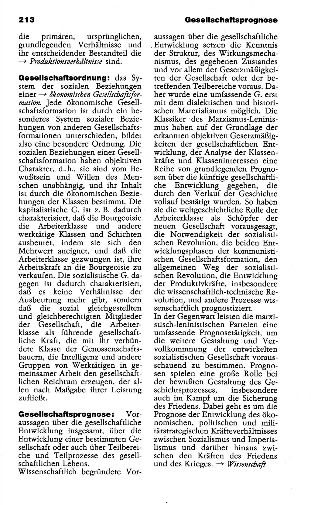 Wörterbuch der marxistisch-leninistischen Philosophie [Deutsche Demokratische Republik (DDR)] 1985, Seite 213 (Wb. ML Phil. DDR 1985, S. 213)