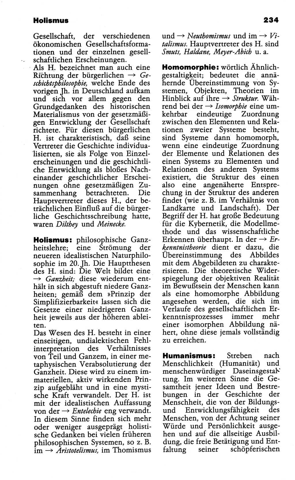 Wörterbuch der marxistisch-leninistischen Philosophie [Deutsche Demokratische Republik (DDR)] 1985, Seite 234 (Wb. ML Phil. DDR 1985, S. 234)