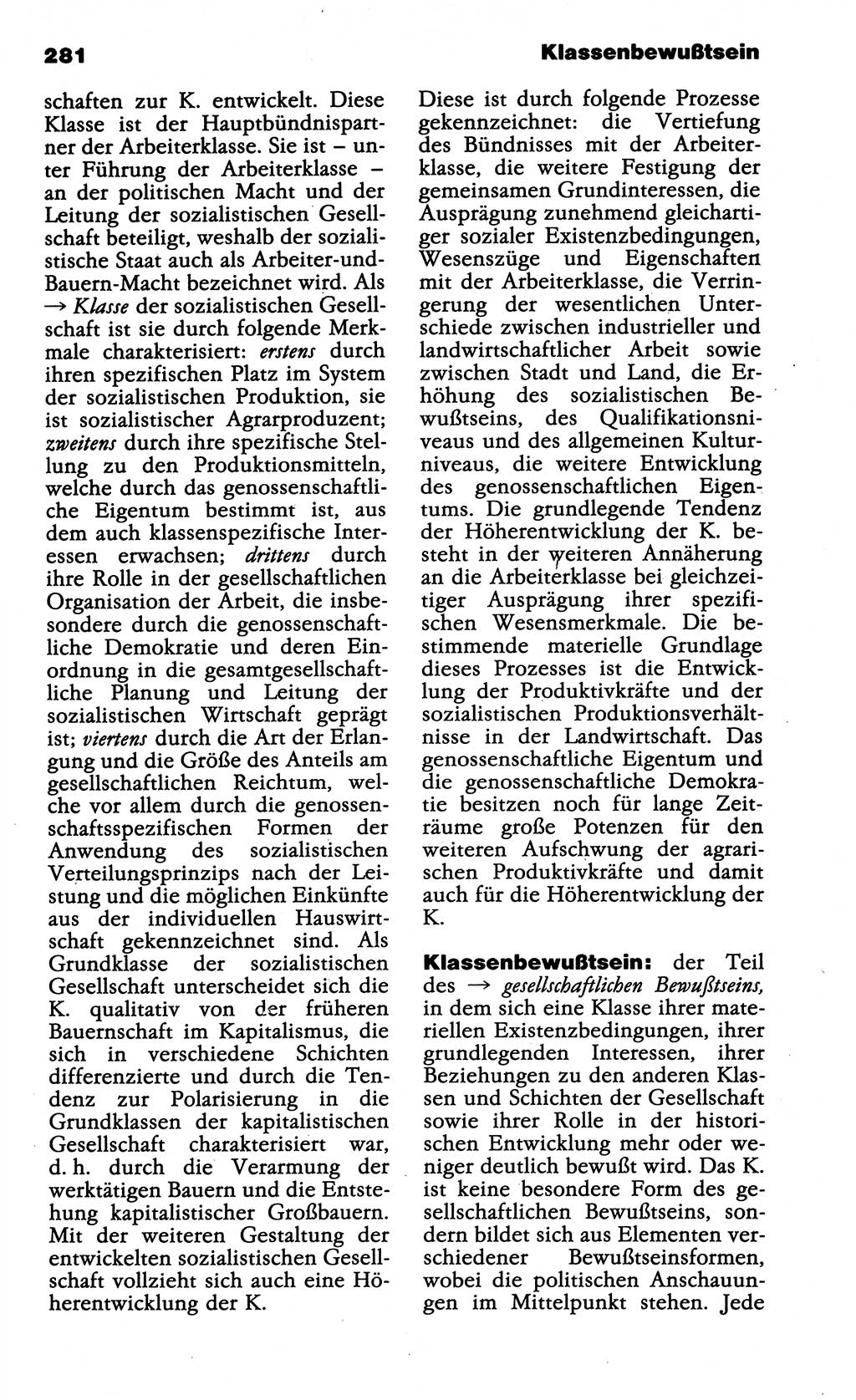 Wörterbuch der marxistisch-leninistischen Philosophie [Deutsche Demokratische Republik (DDR)] 1985, Seite 281 (Wb. ML Phil. DDR 1985, S. 281)