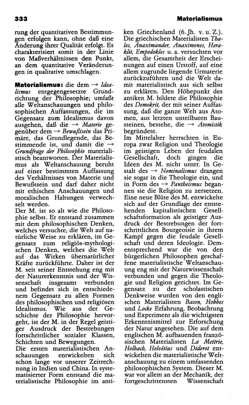 Wörterbuch der marxistisch-leninistischen Philosophie [Deutsche Demokratische Republik (DDR)] 1985, Seite 333 (Wb. ML Phil. DDR 1985, S. 333)