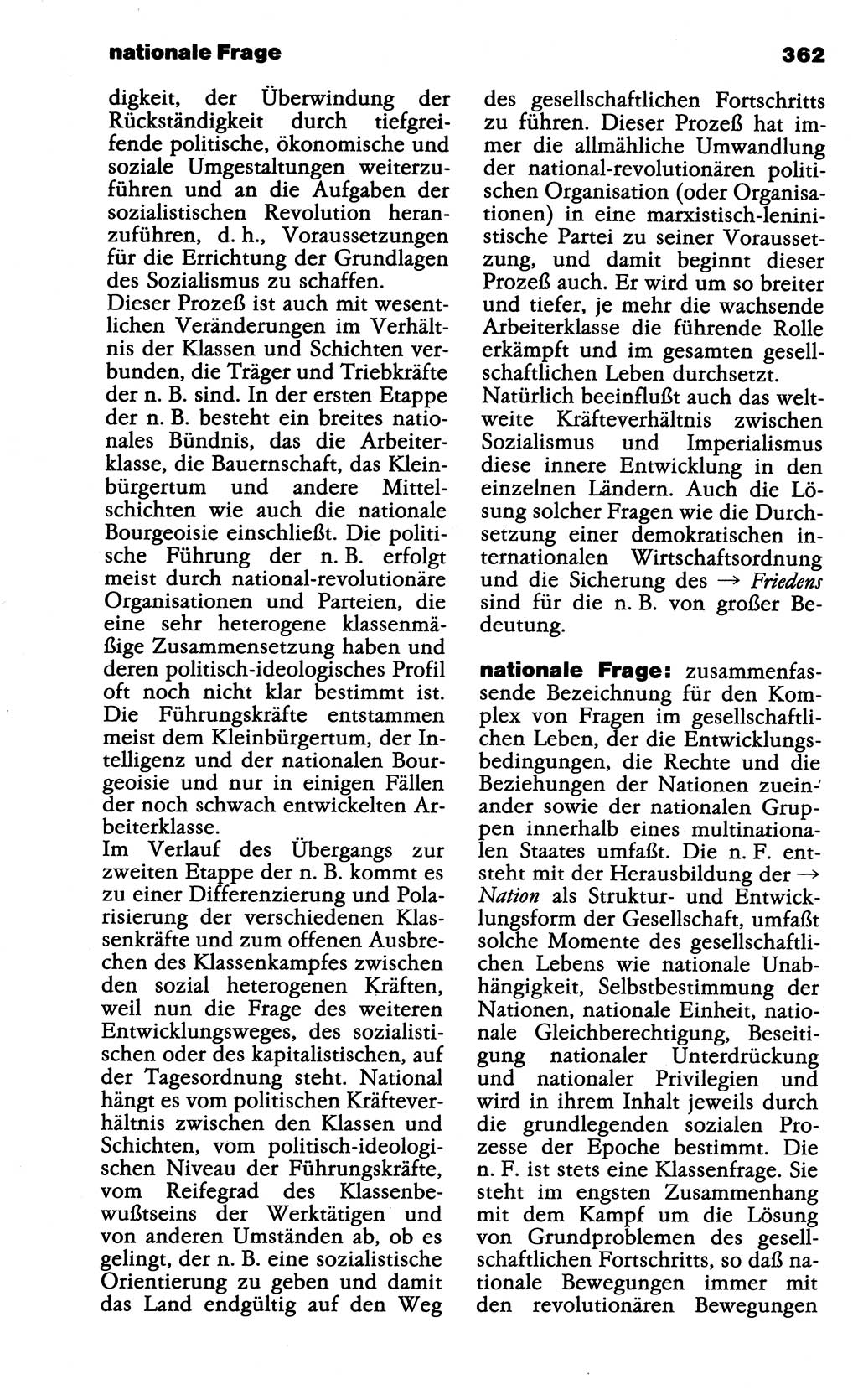 Wörterbuch der marxistisch-leninistischen Philosophie [Deutsche Demokratische Republik (DDR)] 1985, Seite 362 (Wb. ML Phil. DDR 1985, S. 362)