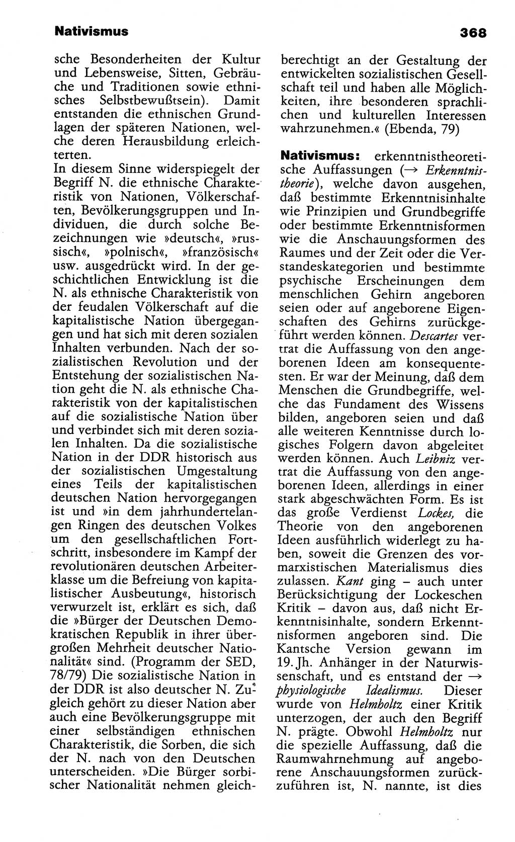 Wörterbuch der marxistisch-leninistischen Philosophie [Deutsche Demokratische Republik (DDR)] 1985, Seite 368 (Wb. ML Phil. DDR 1985, S. 368)