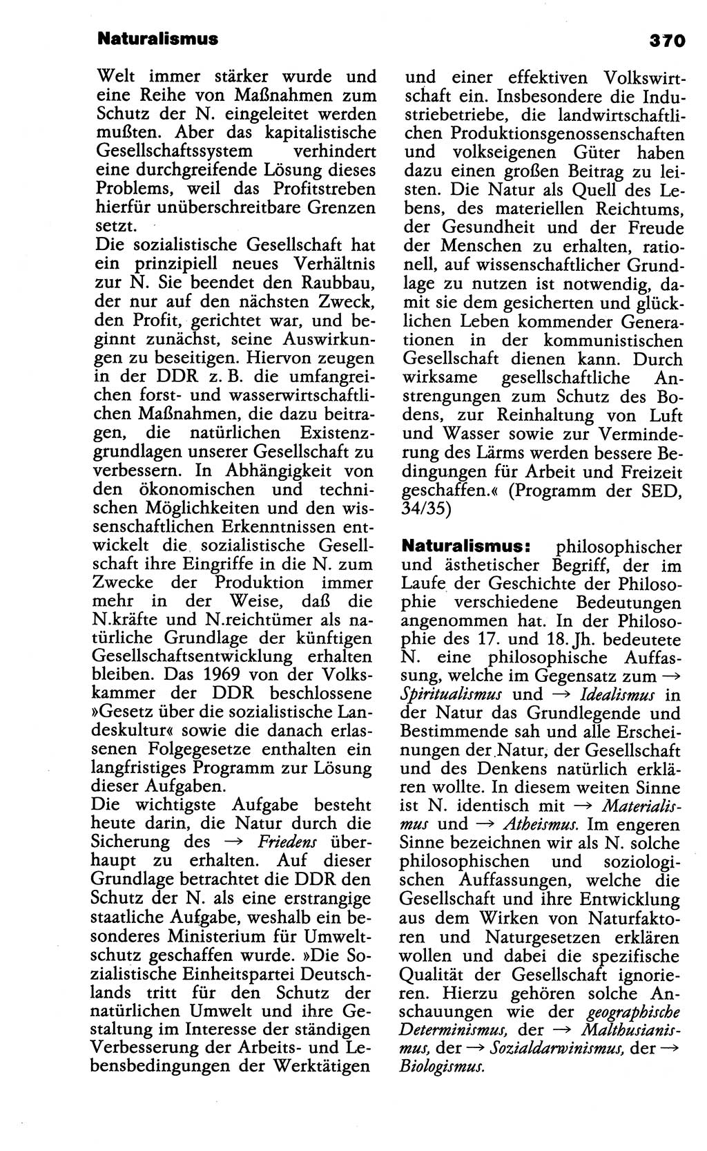 Wörterbuch der marxistisch-leninistischen Philosophie [Deutsche Demokratische Republik (DDR)] 1985, Seite 370 (Wb. ML Phil. DDR 1985, S. 370)