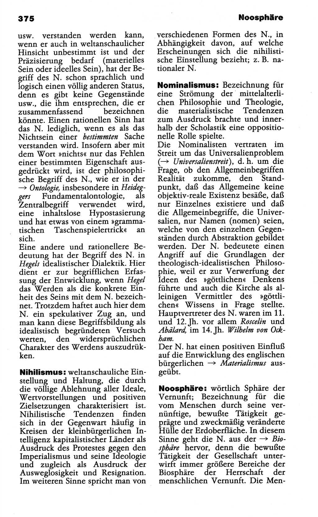 Wörterbuch der marxistisch-leninistischen Philosophie [Deutsche Demokratische Republik (DDR)] 1985, Seite 375 (Wb. ML Phil. DDR 1985, S. 375)