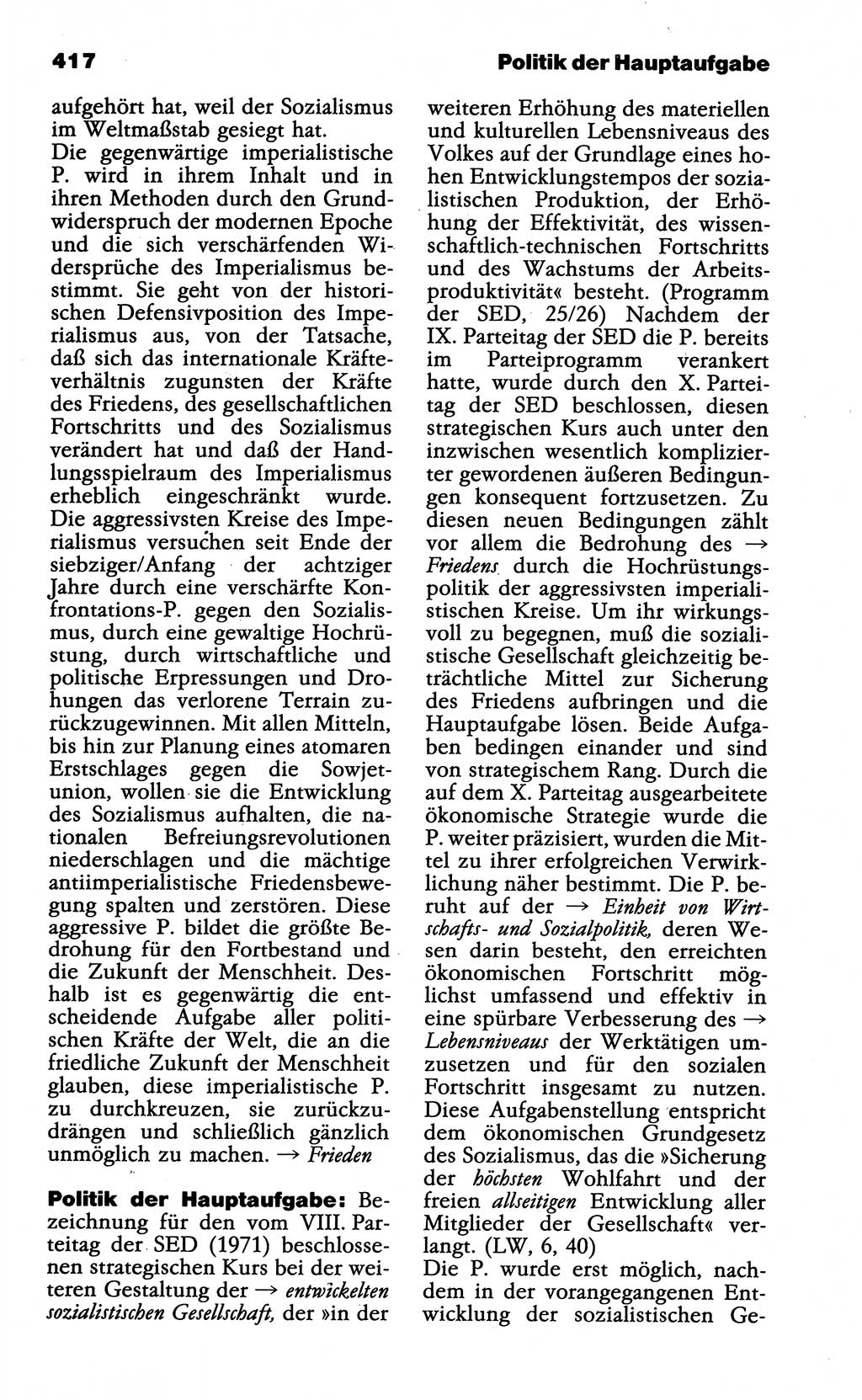 Wörterbuch der marxistisch-leninistischen Philosophie [Deutsche Demokratische Republik (DDR)] 1985, Seite 417 (Wb. ML Phil. DDR 1985, S. 417)