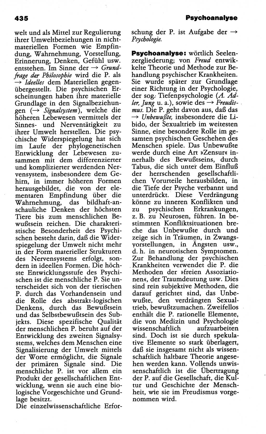 Wörterbuch der marxistisch-leninistischen Philosophie [Deutsche Demokratische Republik (DDR)] 1985, Seite 435 (Wb. ML Phil. DDR 1985, S. 435)