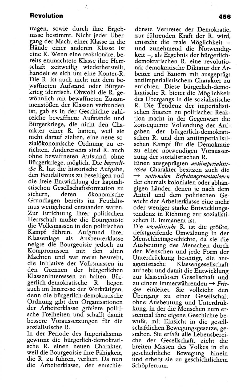 Wörterbuch der marxistisch-leninistischen Philosophie [Deutsche Demokratische Republik (DDR)] 1985, Seite 456 (Wb. ML Phil. DDR 1985, S. 456)